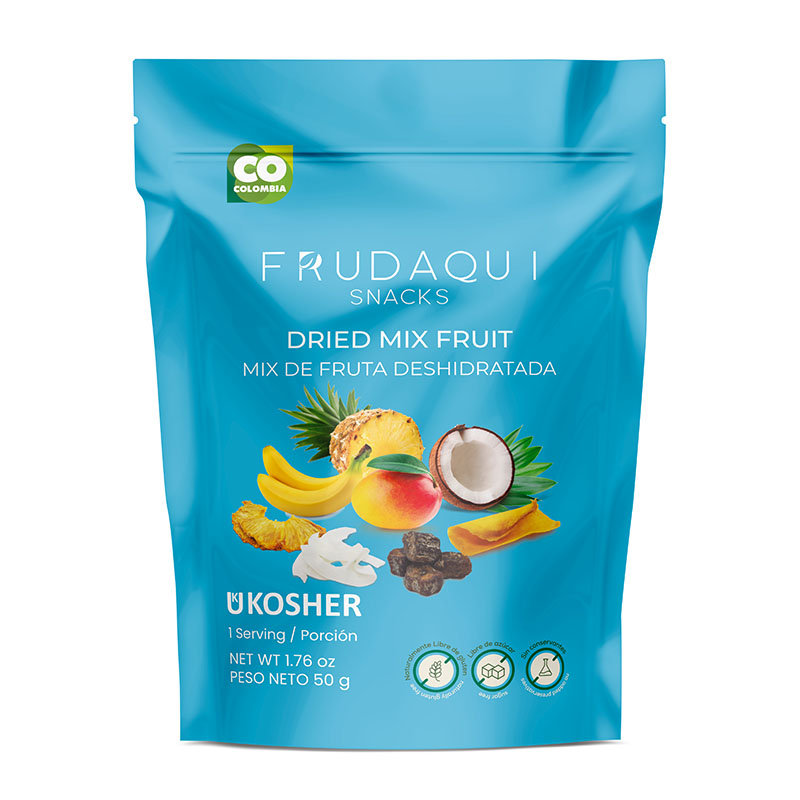 SNACK DE FRUTAS DESHIDRATADAS MIX  X 50g